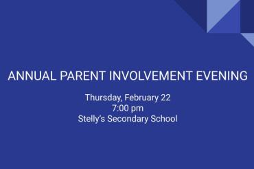 Annual Parent Involvement Evening