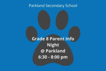 Grade 8 Parent Info Night