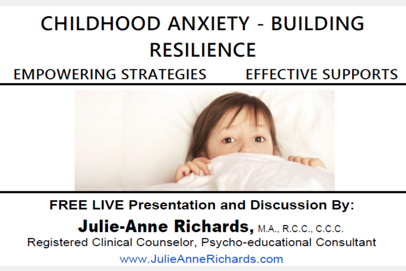 Childhood Anxiety Workshop