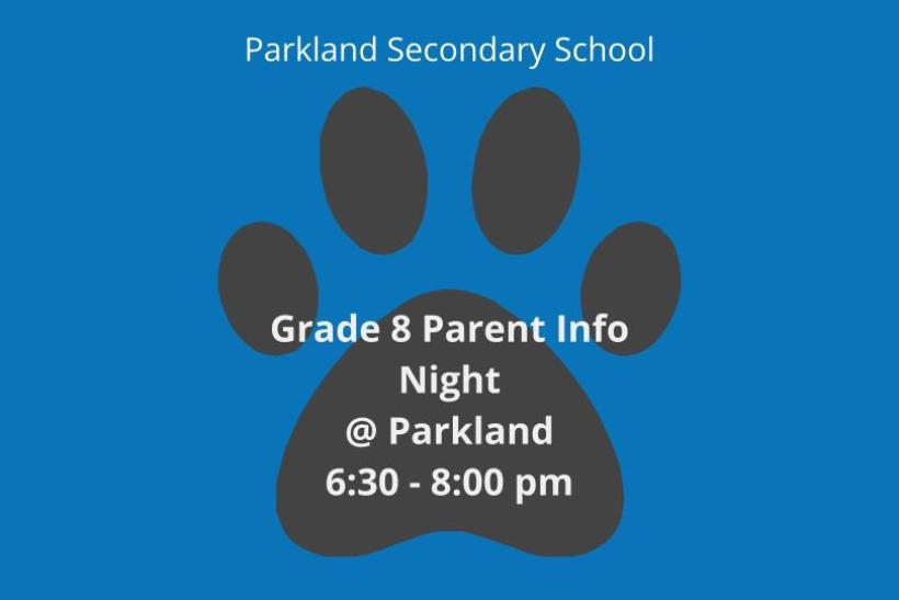Grade 8 Parent Info Night