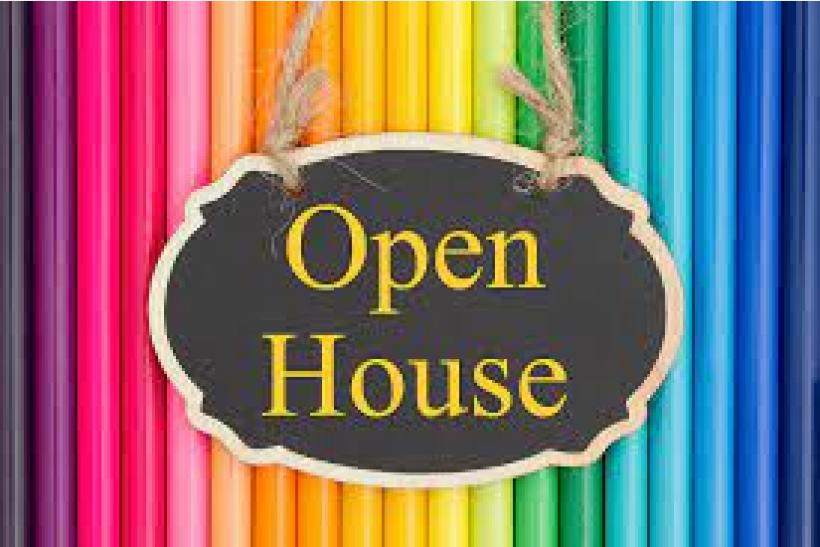 open house sign